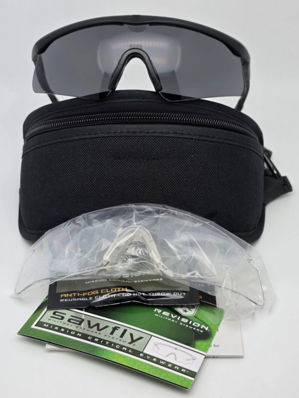 Revision Military Sawfly U.S. Military APEL 2x Lens Set Ballistic Sunglasses Kit